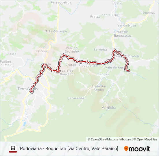 35B Bus Line Map