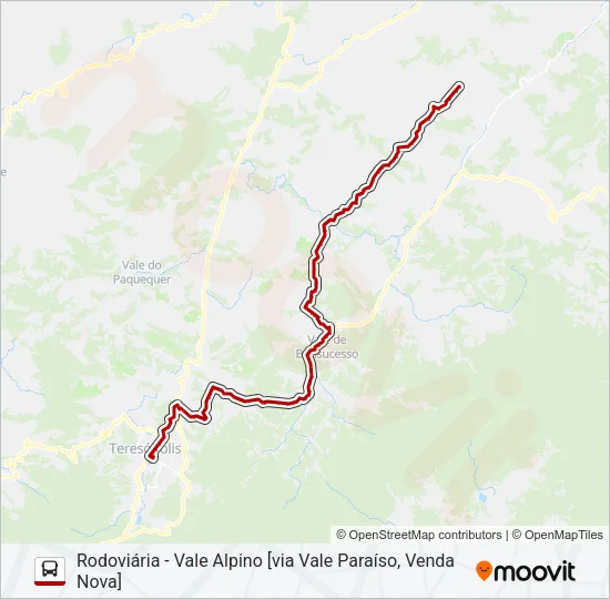 36A Bus Line Map
