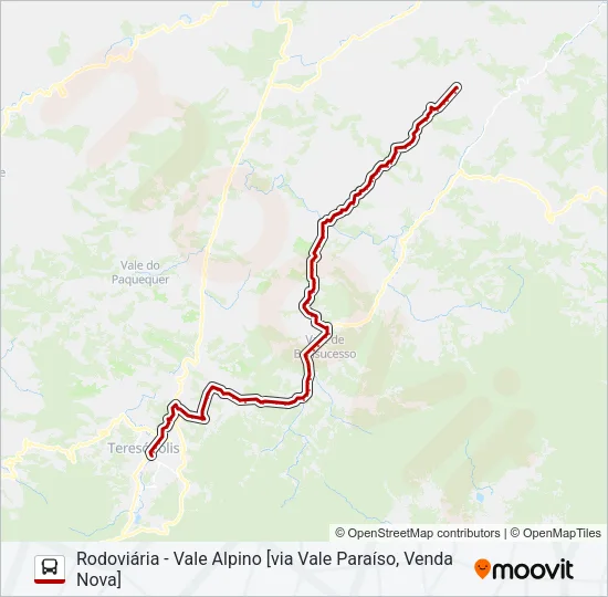 36A Bus Line Map