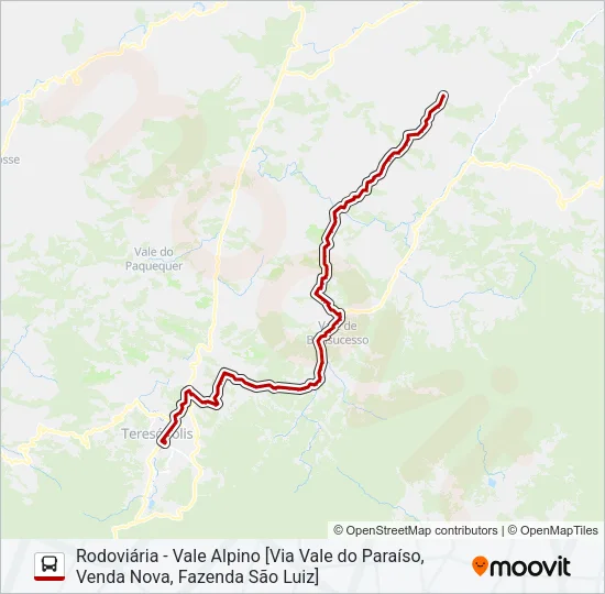 36B Bus Line Map