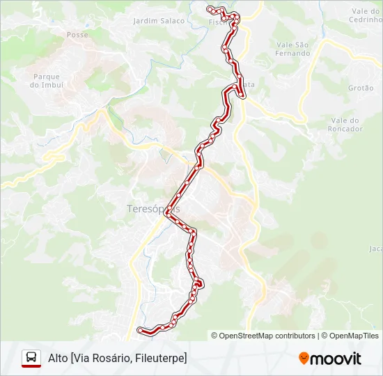 40B Bus Line Map