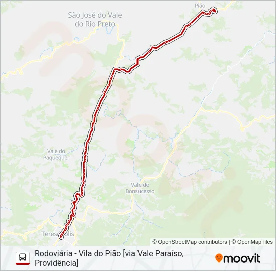 70A Bus Line Map