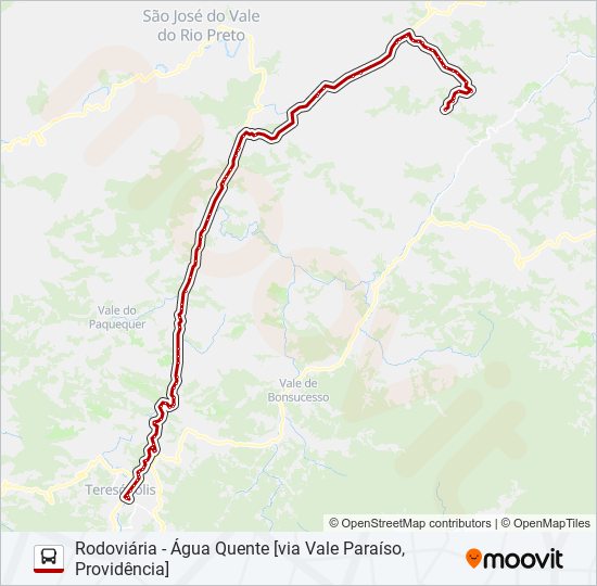 Rota da linha 71a: horários, paradas e mapas - Rodoviária [Via Vale  Paraíso] (Atualizado)