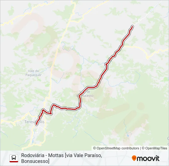 72A Bus Line Map