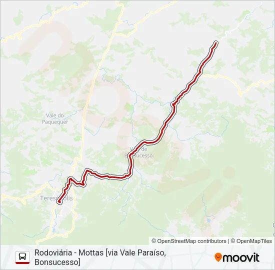 72A Bus Line Map