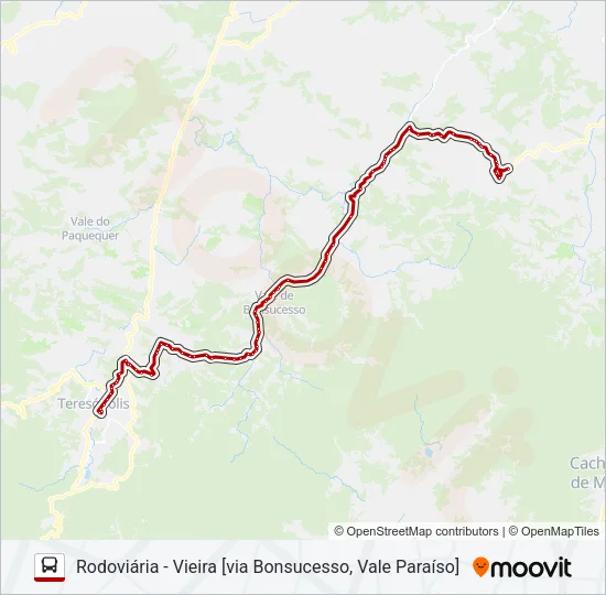 73A Bus Line Map