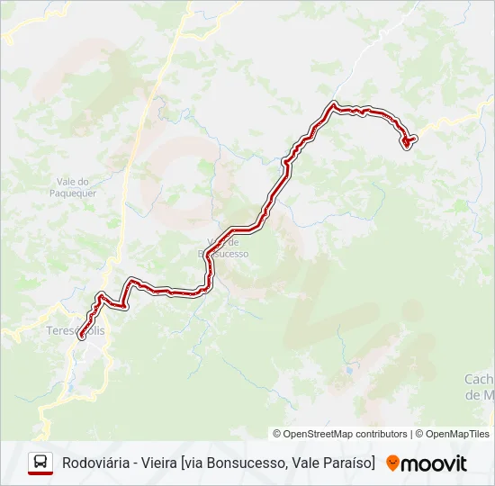 73A Bus Line Map