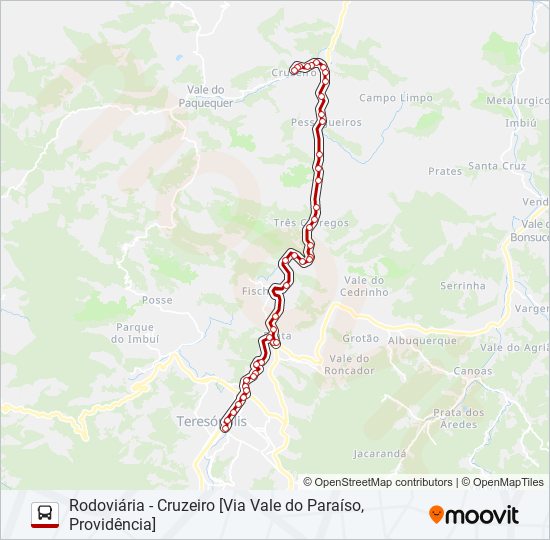 98D bus Line Map