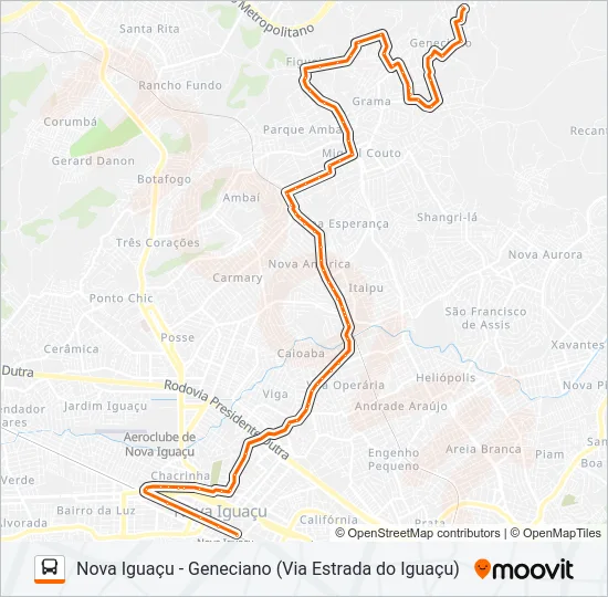 141 Bus Line Map