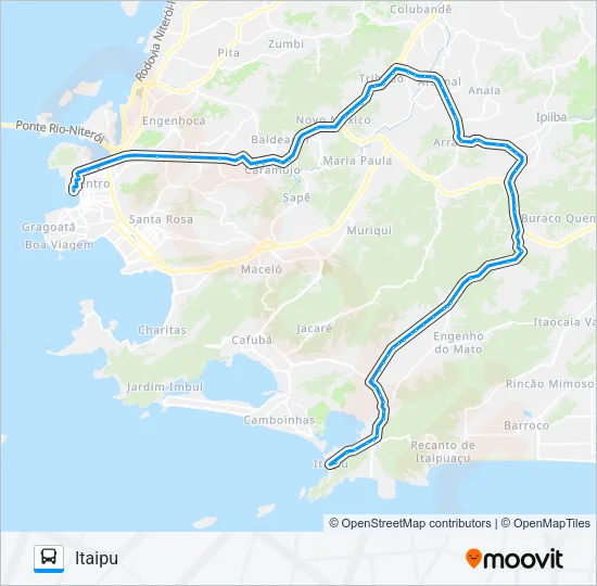 538R Bus Line Map