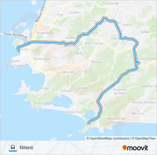 538R Bus Line Map