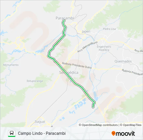 437P Bus Line Map