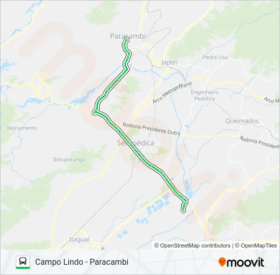 437P Bus Line Map