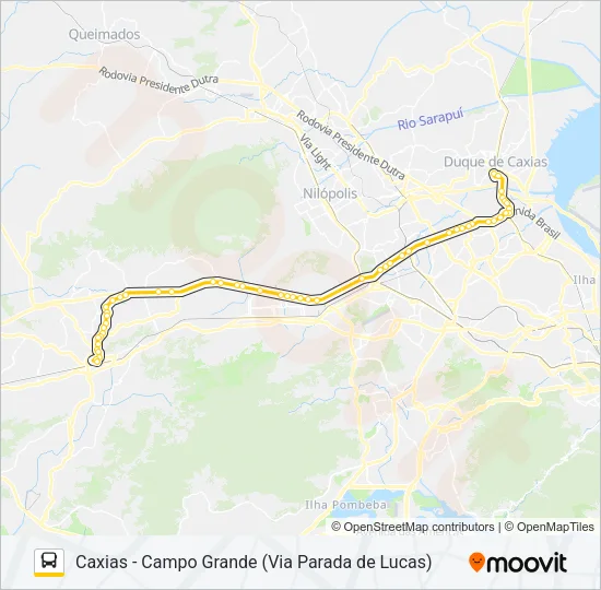 564T Bus Line Map