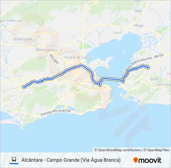 424D Bus Line Map
