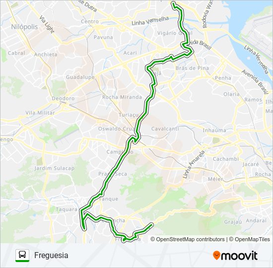 Mapa de 561 de autobús