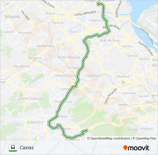 Mapa de 561 de autobús