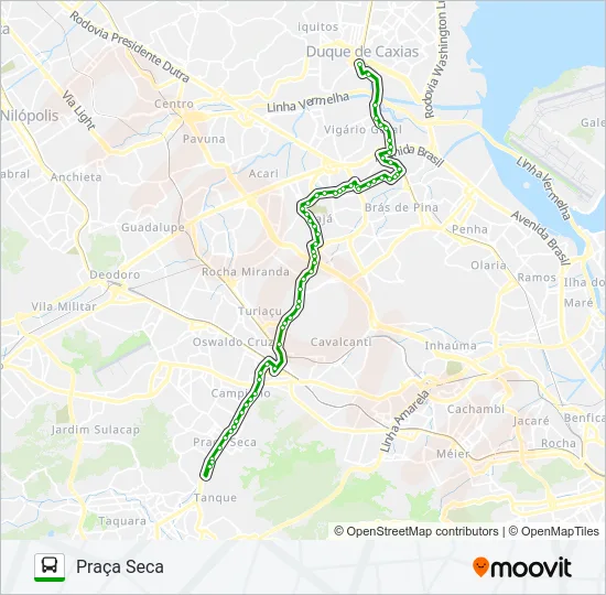 568 Bus Line Map