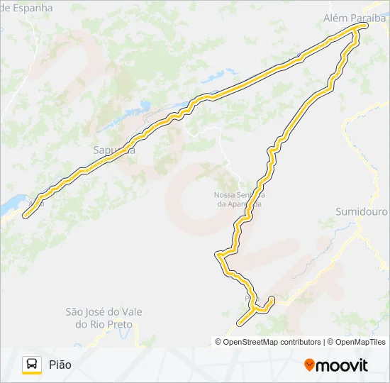 ANTA - PIÃO Bus Line Map