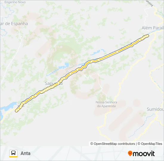 ANTA - JAMAPARÁ Bus Line Map