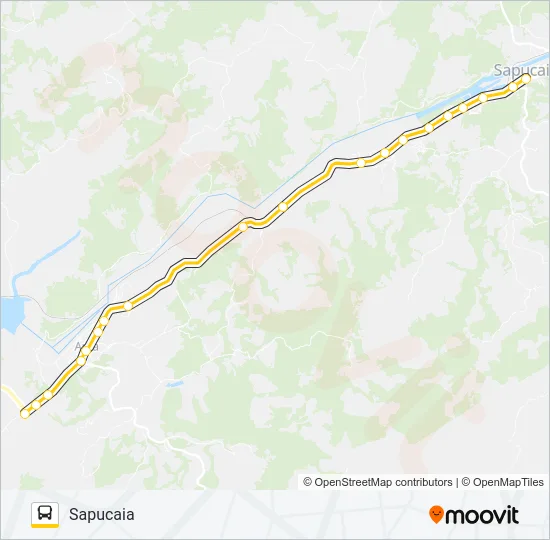 ANTA - SAPUCAIA Bus Line Map
