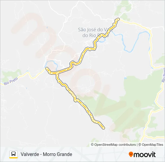 VALVERDE - MORRO GRANDE Bus Line Map