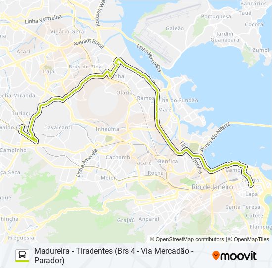 355 bus Line Map