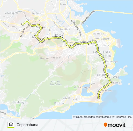 457 Bus Line Map