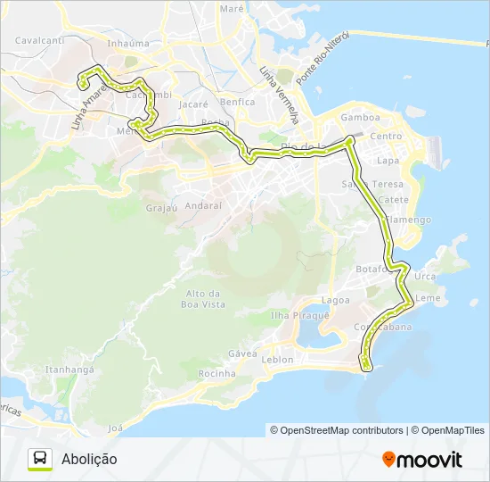 457 Bus Line Map