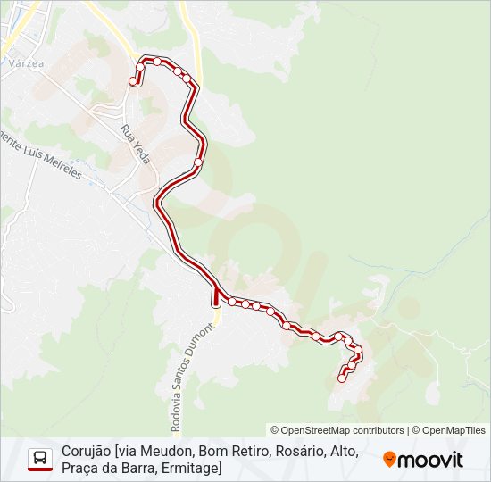 99A Bus Line Map
