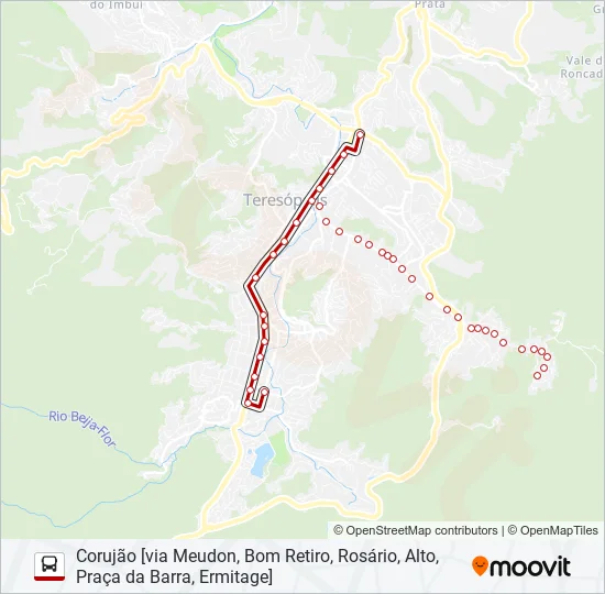99A Bus Line Map