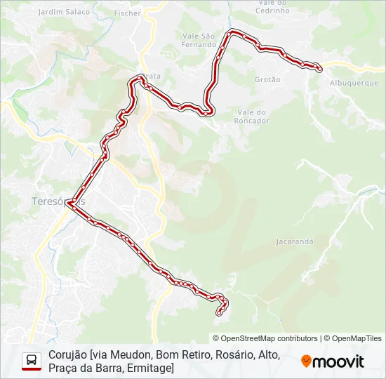 99A Bus Line Map