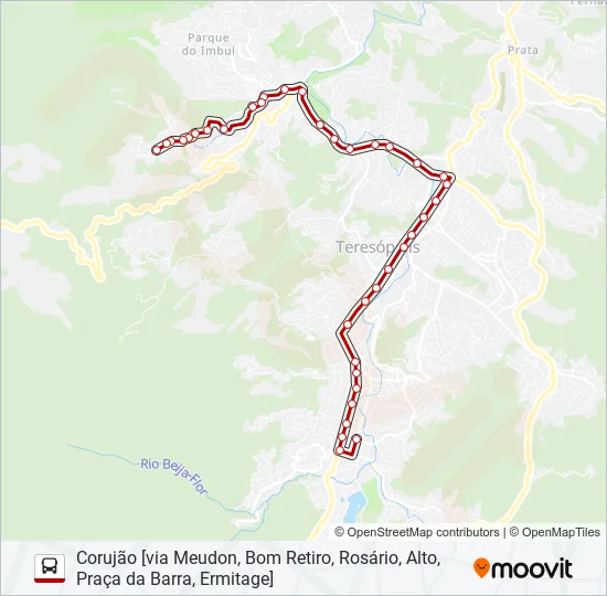 99A Bus Line Map