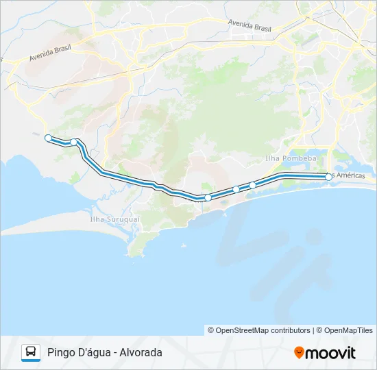 12 Bus Line Map