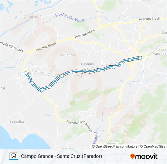 17 Bus Line Map