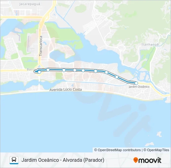 22 Bus Line Map