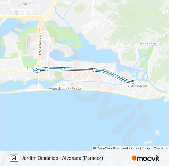 22 Bus Line Map