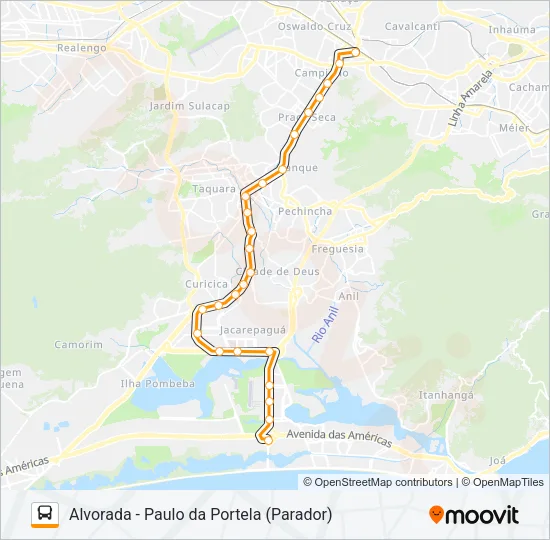 35 Bus Line Map