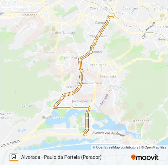 35 Bus Line Map