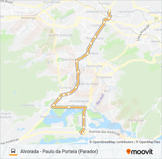 35 Bus Line Map