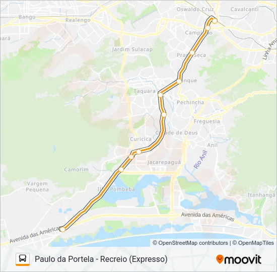 41 Bus Line Map