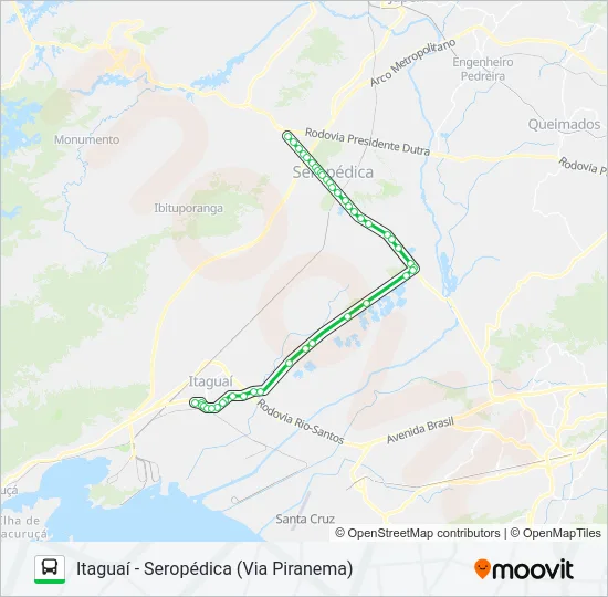 436S Bus Line Map