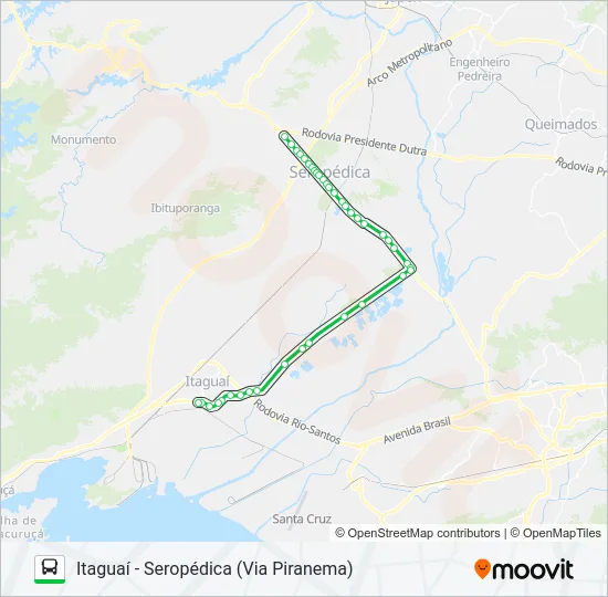 436S Bus Line Map