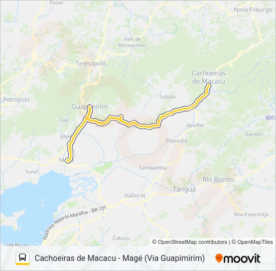 MB15 Bus Line Map