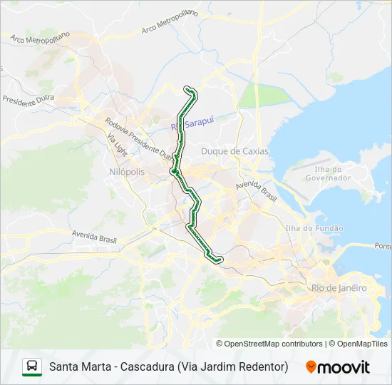 715L Bus Line Map