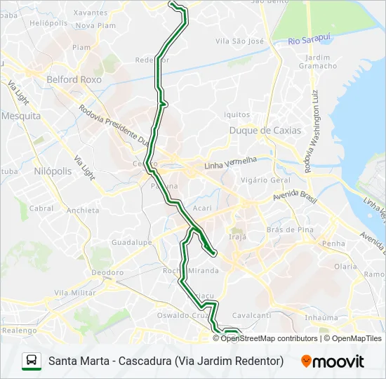 715L Bus Line Map