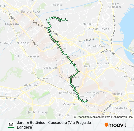 736L Bus Line Map