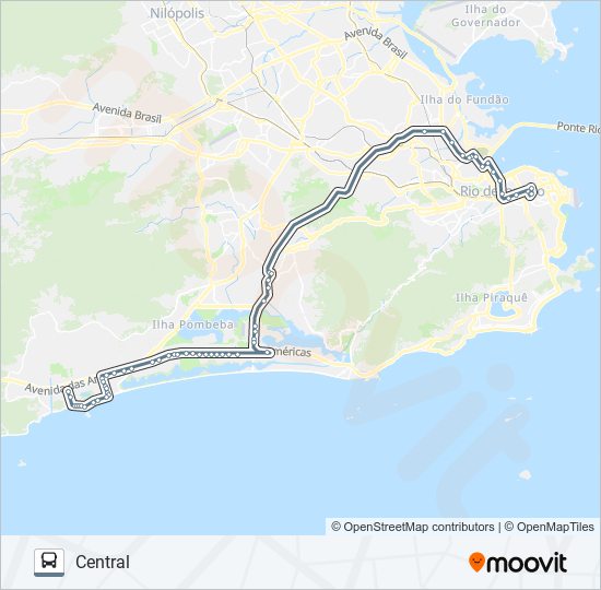 315 bus Line Map