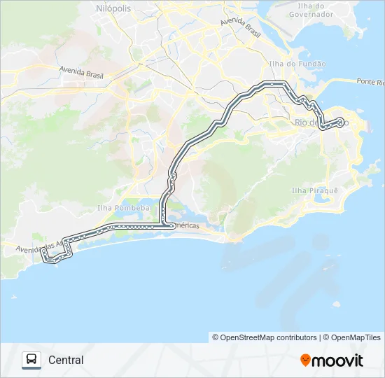 315 Bus Line Map