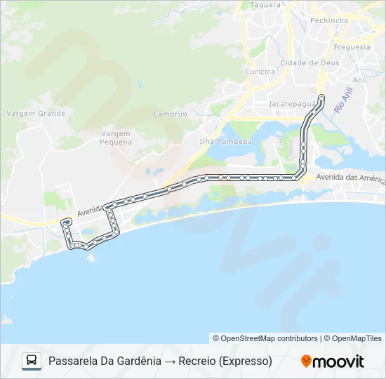315 Bus Line Map